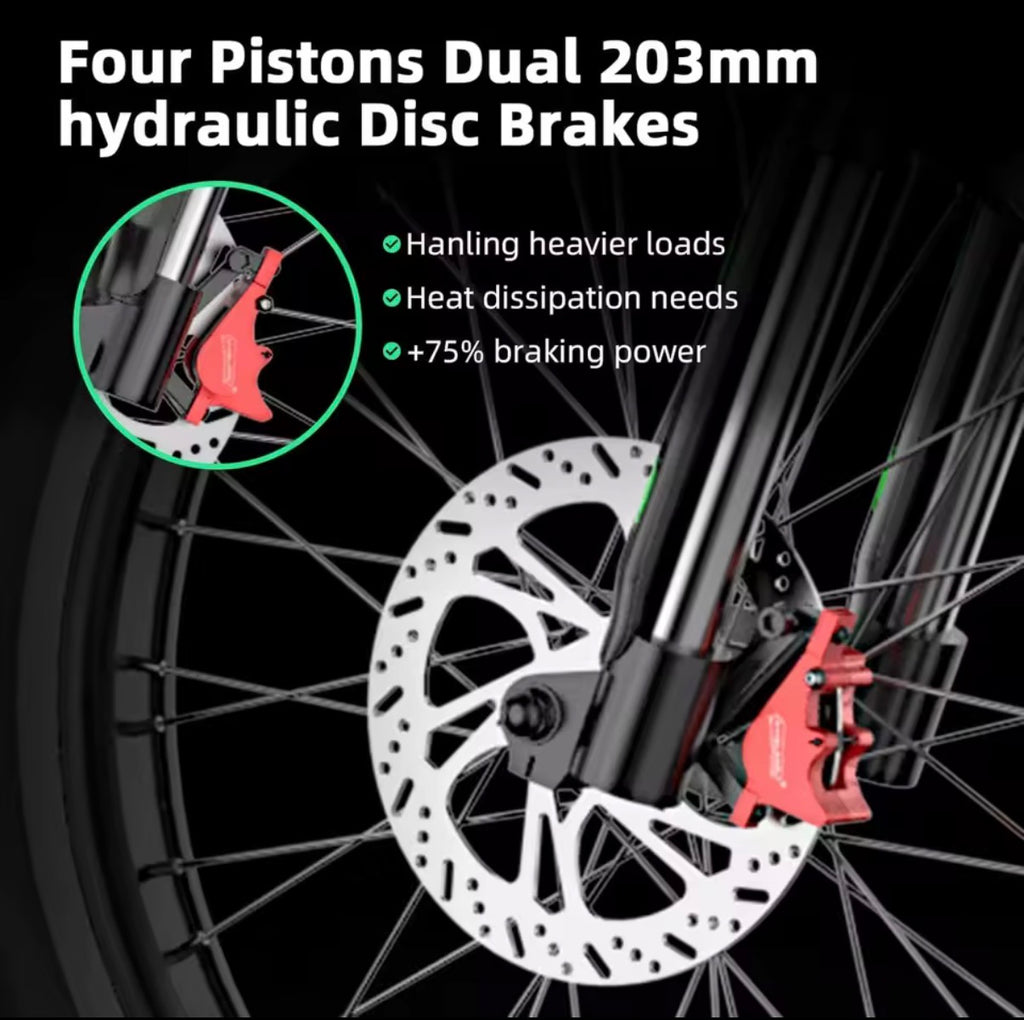 R3 45MPH Off-Road Electric Motorcycle, 6OV25Ah 1200Wh Battery, 600OW, Maximum Range of 50 Miles, 19 Inch Double Hydraulic Brakes