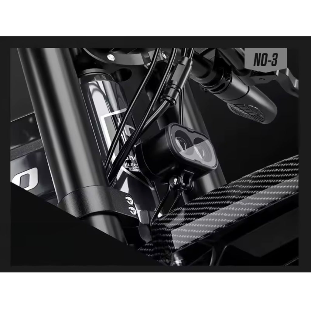 S900 E-Bike Eléctrica de Alto Rendimiento – 750W, 60V 30Ah y Velocidad de Hasta 65 km/h