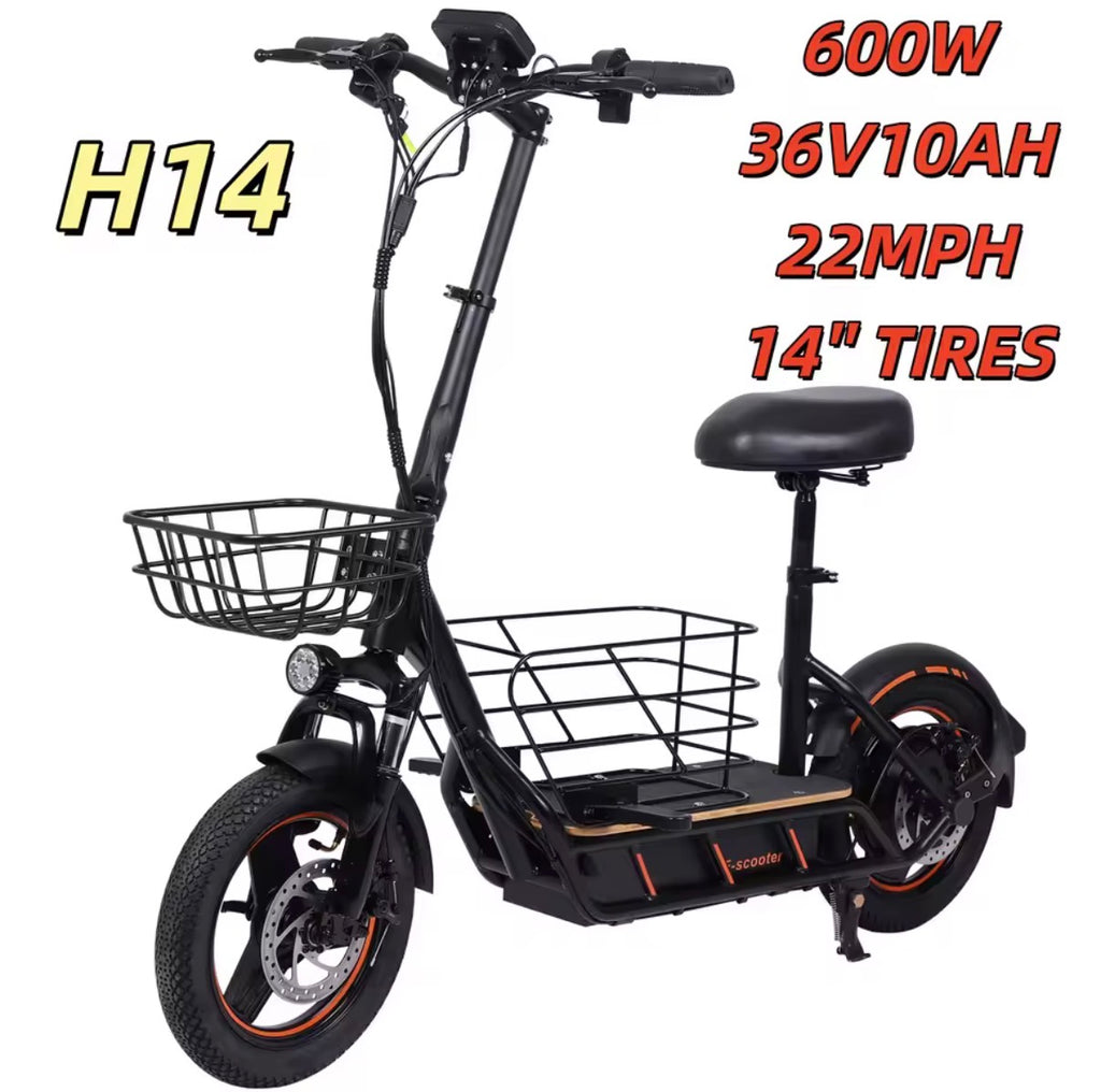 EOEOTWO Scooter Eléctrico Todoterreno de 1200W para adultos, 48V, Largo Alcance, 30MPH de Velocidad, Neumático Sin Cámara de 11 Pulgadas, Plegable