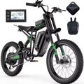 R3 45MPH Off-Road Electric Motorcycle, 6OV25Ah 1200Wh Battery, 600OW, Maximum Range of 50 Miles, 19 Inch Double Hydraulic Brakes